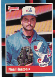 1988 Donruss Baseball Cards    134     Neal Heaton